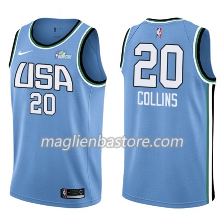 Maglia NBA Atlanta Hawks John Collins 20 Nike 2019 Rising Star Swingman - Uomo